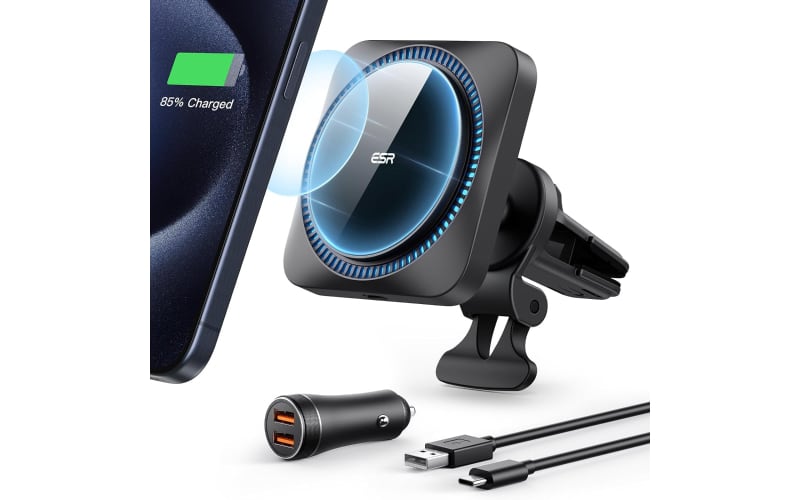 ESR HaloLock Magnetic Wireless Car Charger with CryoBoost