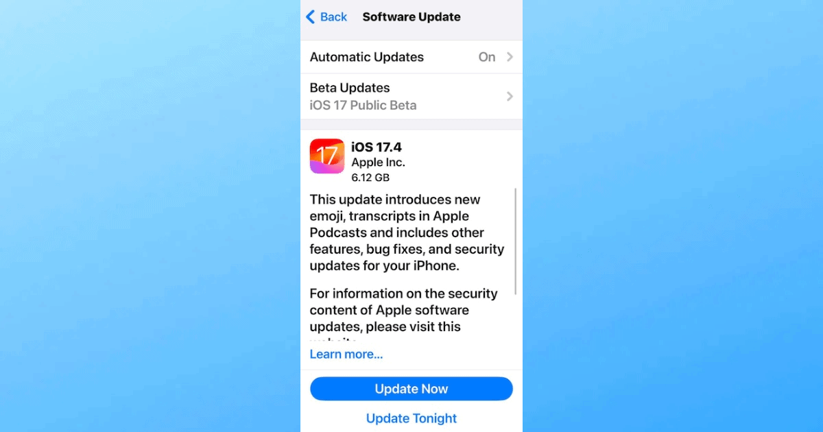iOS 17.4 Stuck on Update Requested? Here Are 7 Fixes