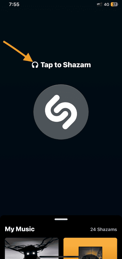 shazam headphone icon