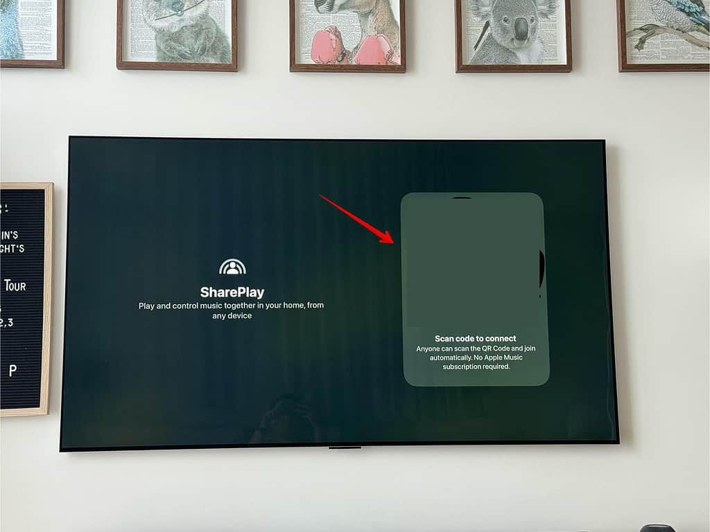 tvOS 17.4 SharePlay for Music on Apple TV