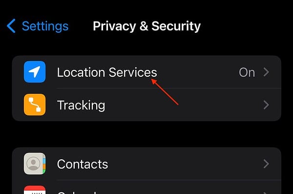 weather loading Apple Watch Tap Location Services