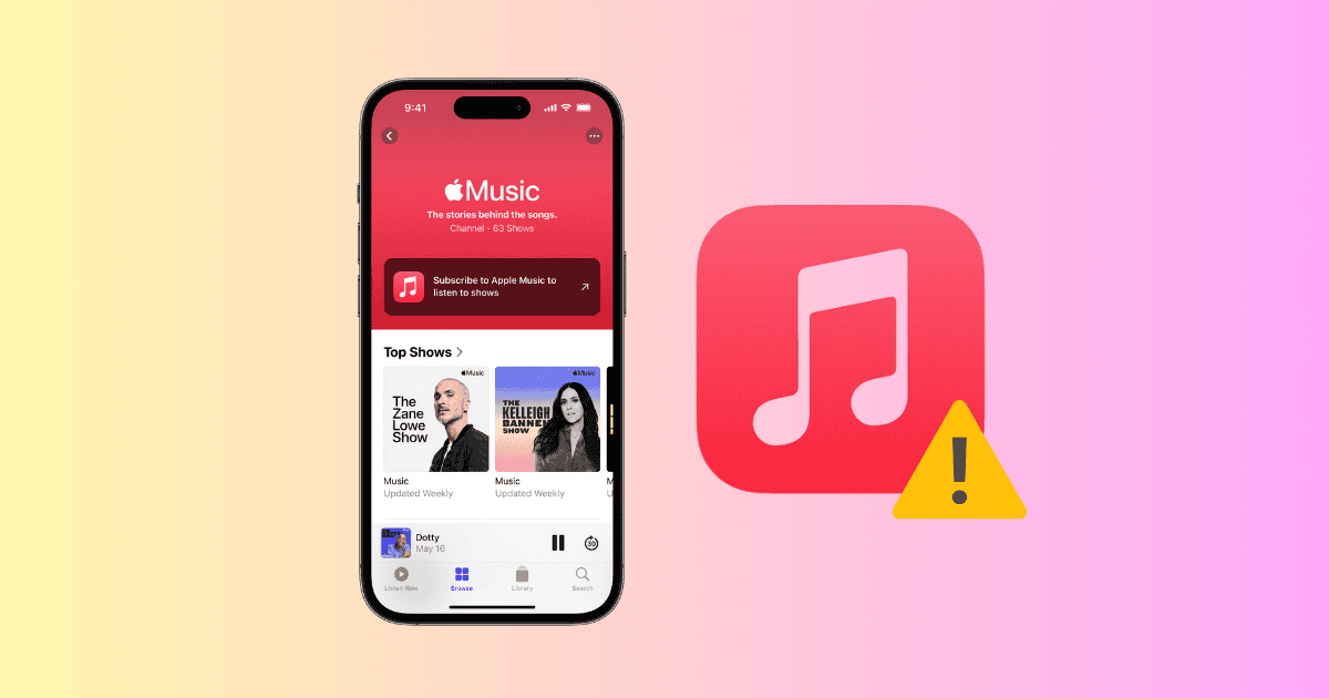 Fix Apple Music Not Working after iOS 17/17.5.1 Update