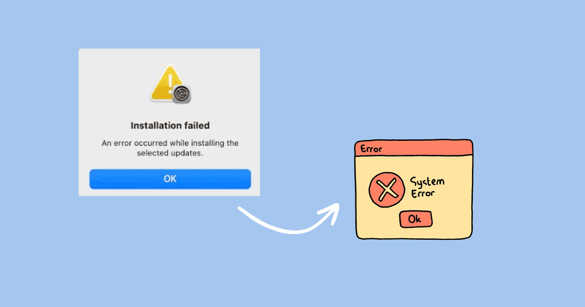 Can’t Install macOS