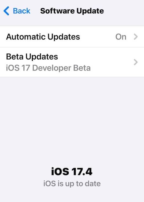 Download and Install Latest iOS Update