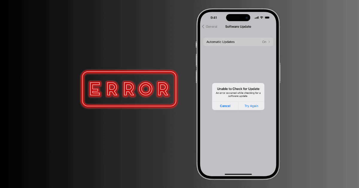 Error Occurred Installing iOS 17.4