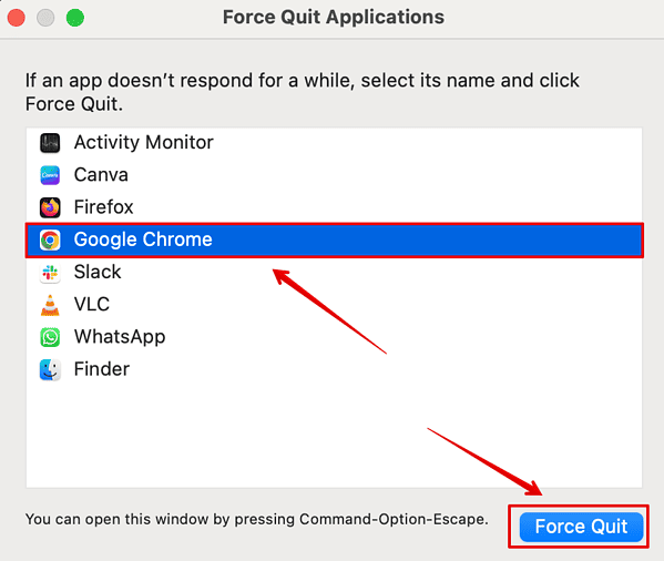 Force Quit Apps