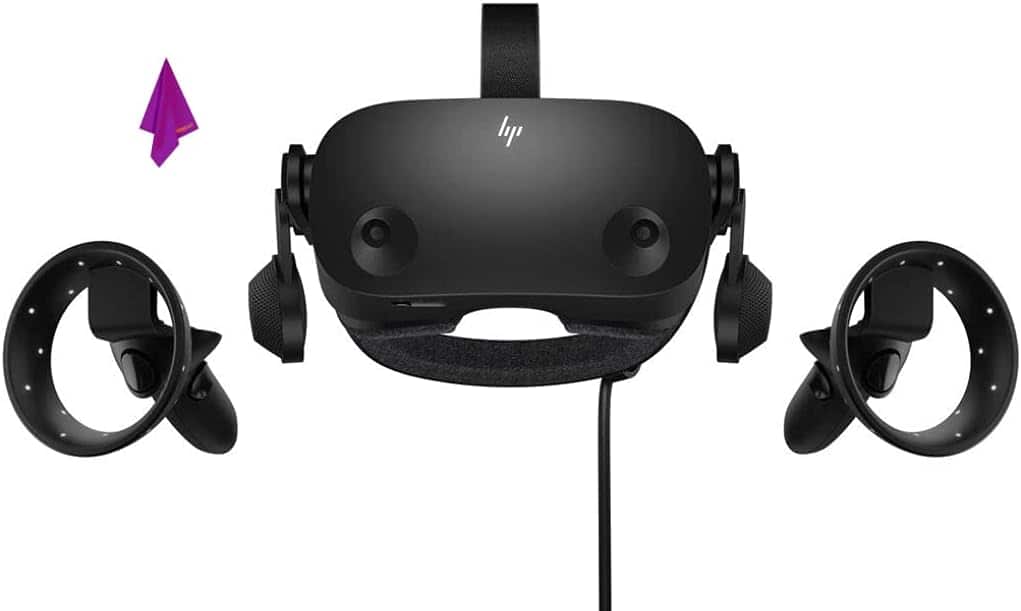 HP Reverb G2 VR headset with controllers