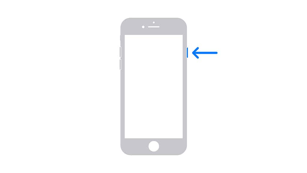 Restarting iPhone with Home and Side Buttons