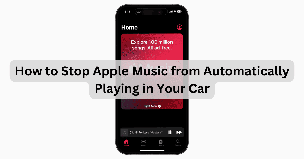 How To Turn off Autoplay on Apple Music (Connected to Car)