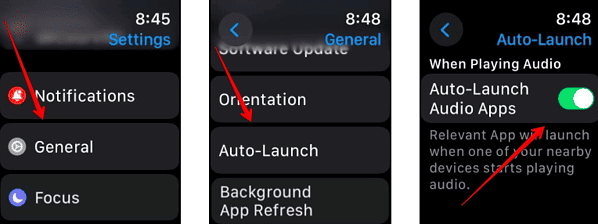 Turn off Auto-Launch Audio Apps