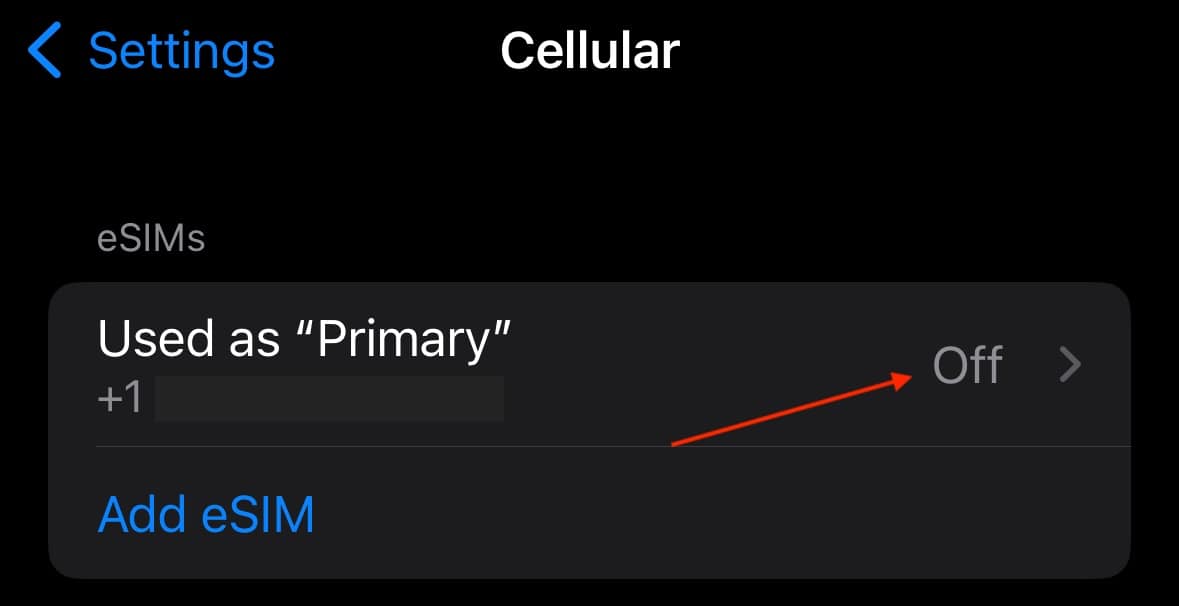 carrier voicemail iPhone Enable Cellular Line
