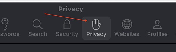 Allow Third Party Cookies Mac Select Privacy Safari