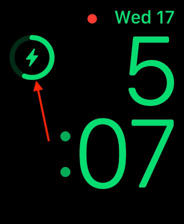 Apple Watch Charging Slow watchOS 10 Click Charging Icon