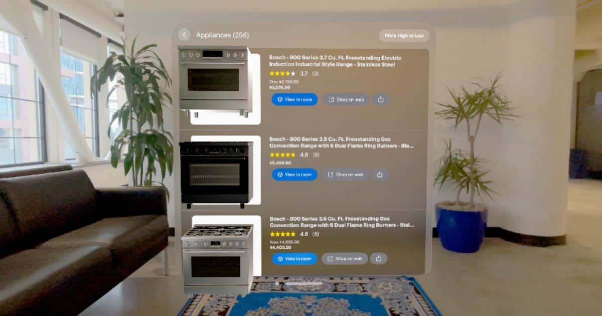 Best Buy Envision App for Apple Vision Pro Lets You Shop Using Augmented Reality