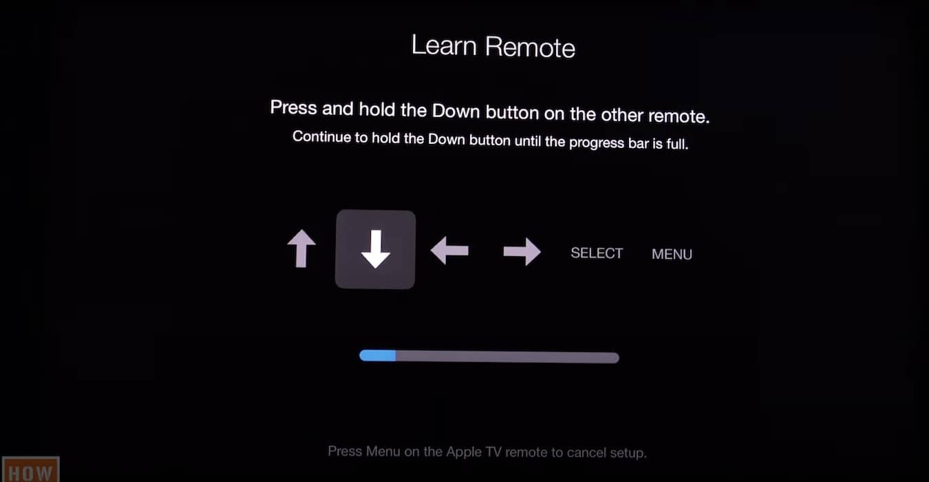Configuring IR Remote on Apple TV