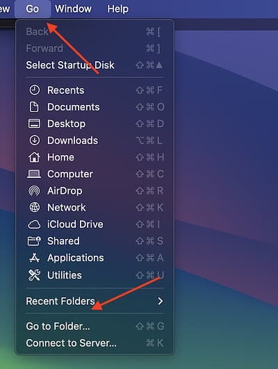 Disable Adobe Genuine Alert Mac Go to Folder