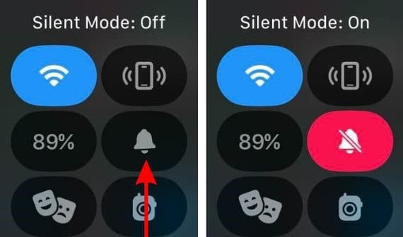 Enable Silent Mode on your Apple Watch