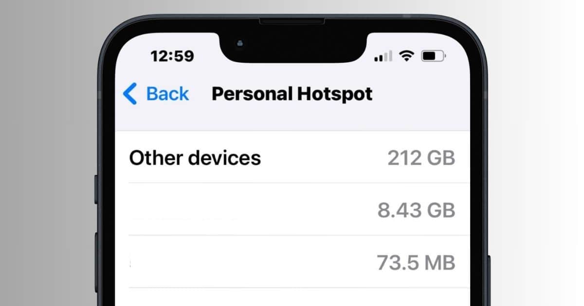 Text How To Stop “Other Devices” High Data Usage on Personal Hotspot