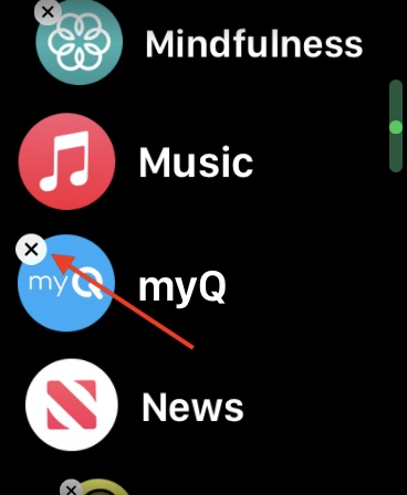 MyQ Cannot Connect Server watchOS Delete App