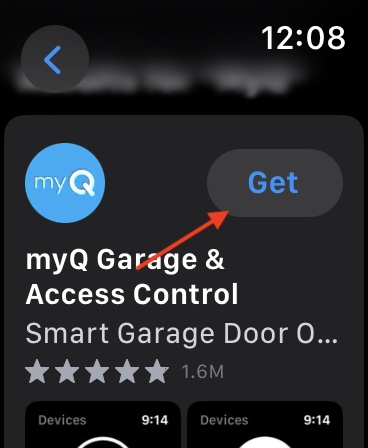 MyQ Cannot Connect Server watchOS Download myQ App