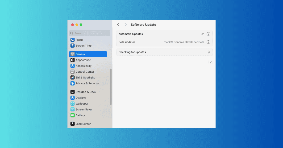 macOS Sonoma 14.5 Developer Beta