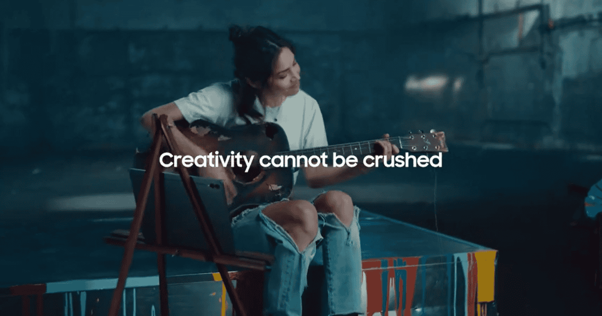 Samsung Takes Potshots at Apple’s “Crushed” Creativity with “UnCrush” Ad