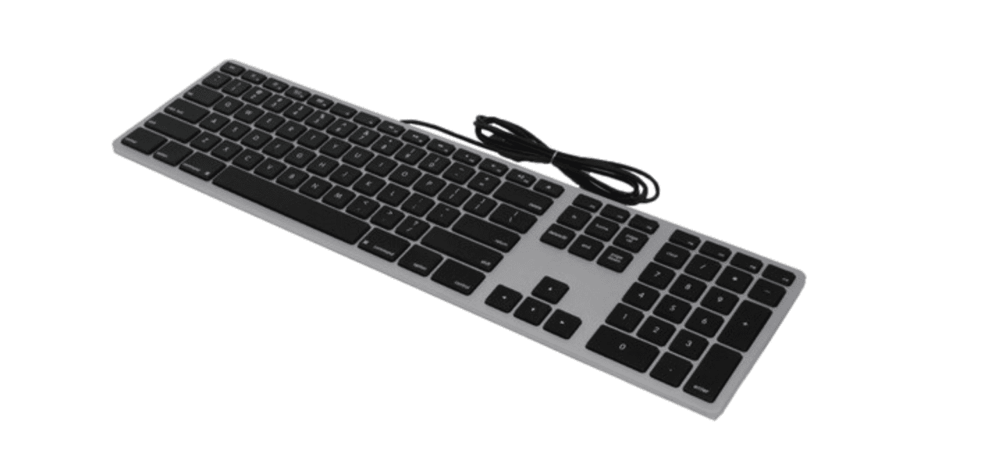 The Matias Mac wired keyboard