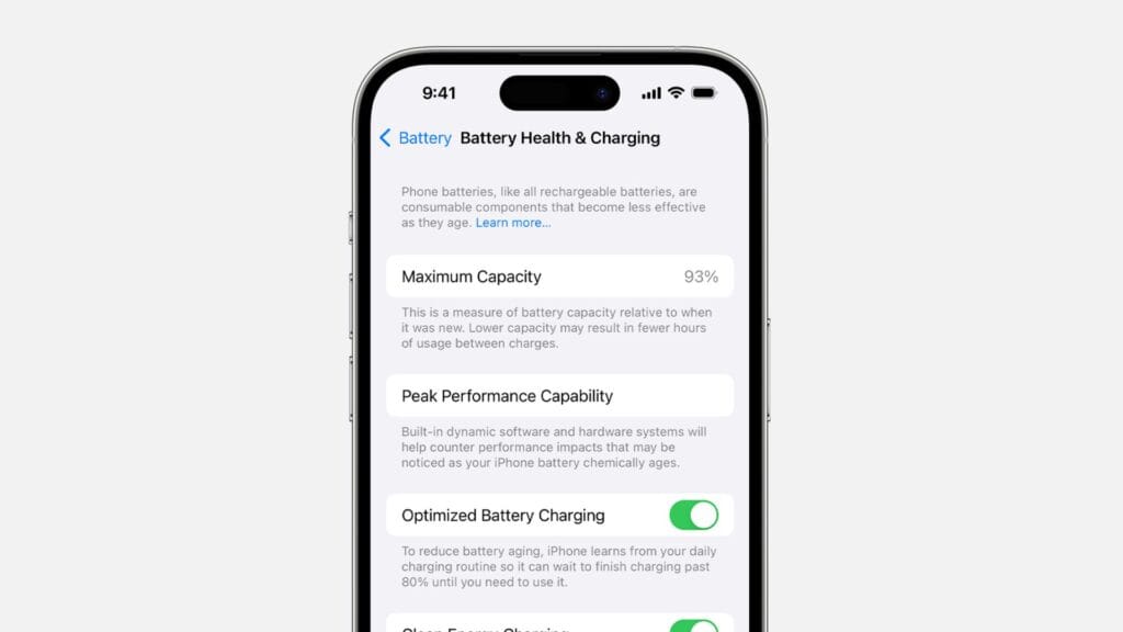 battery health