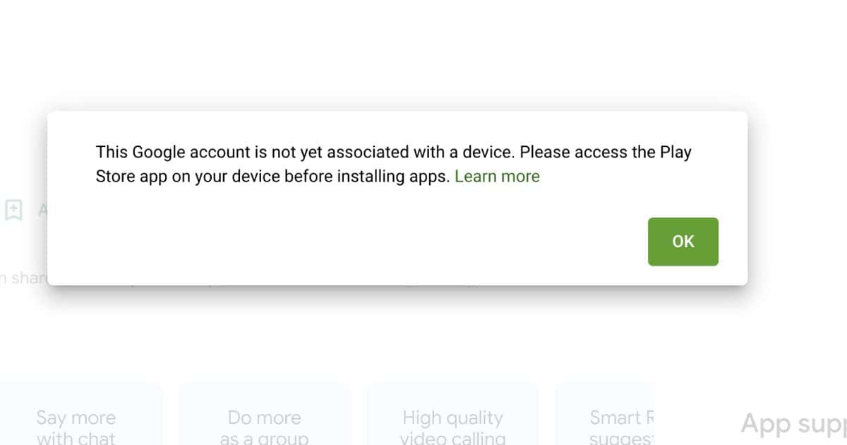 Fix “This Google Account Is Not Yet Associated With a Device ...
