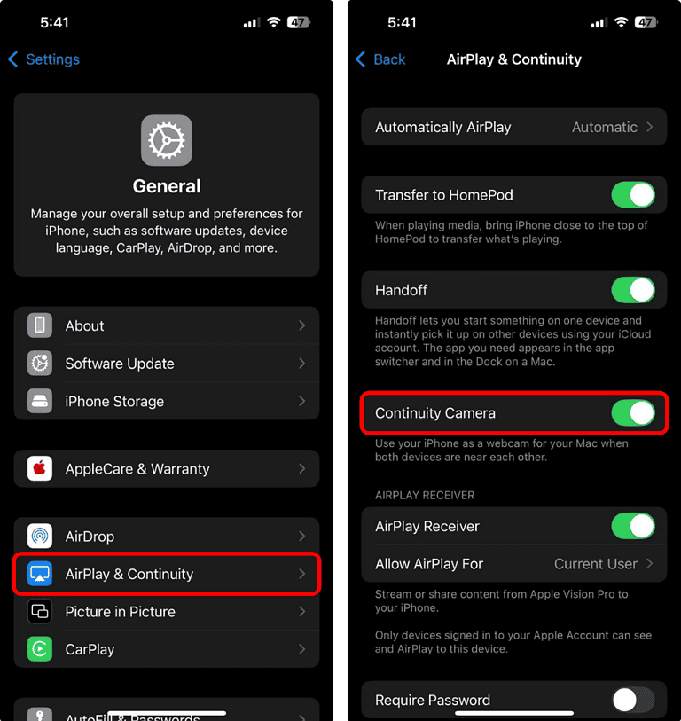 Ios Continuity How to Fix Continuity Camera Not Working on iPhone? - The Mac Observer