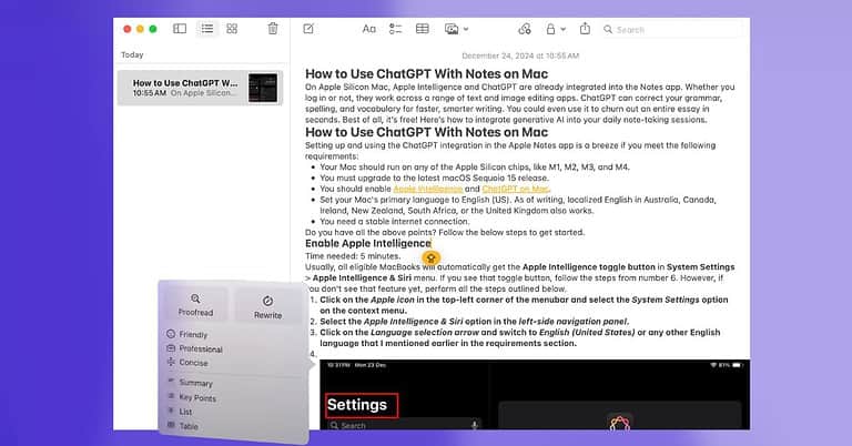 How to Use ChatGPT With Notes on Mac - The Mac Observer