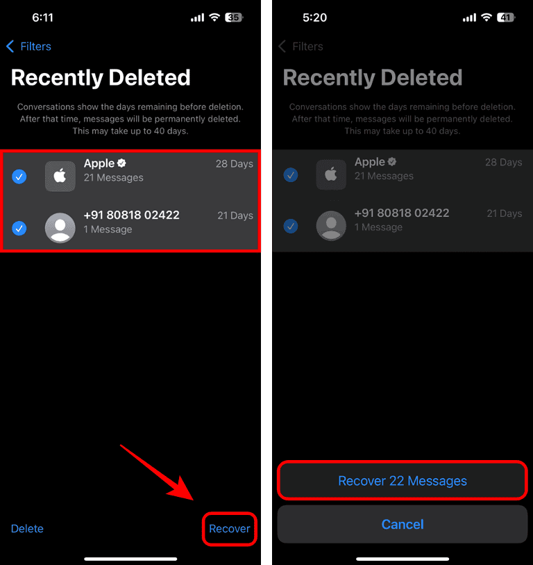Picture of How to Recover Deleted Messages on iPhone - The Mac Observer