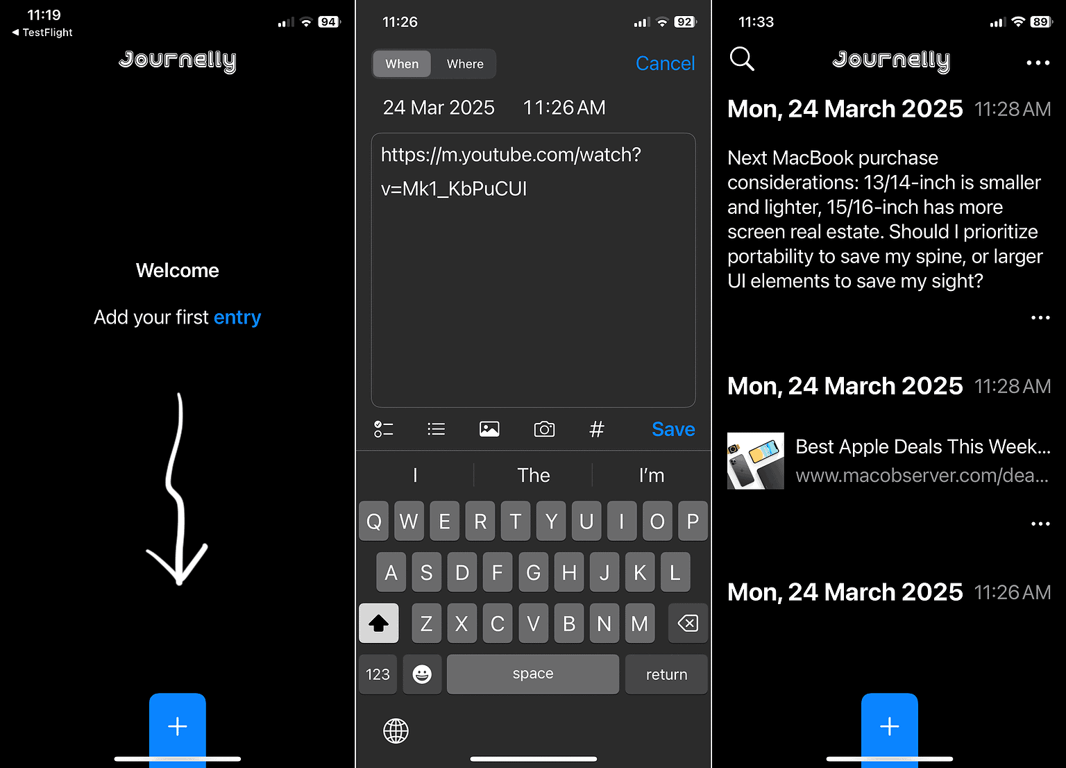 Monday App Finder: Journelly, a Twitter-Like Journal for iOS - The Mac ...