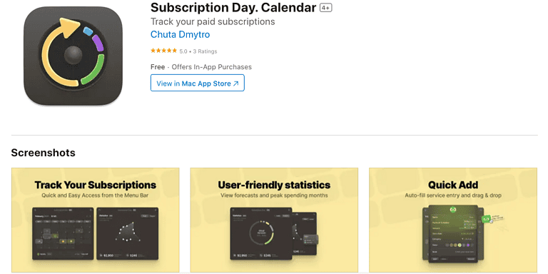 Monday App Finder: Track Subscriptions on the macOS Menu Bar with ...