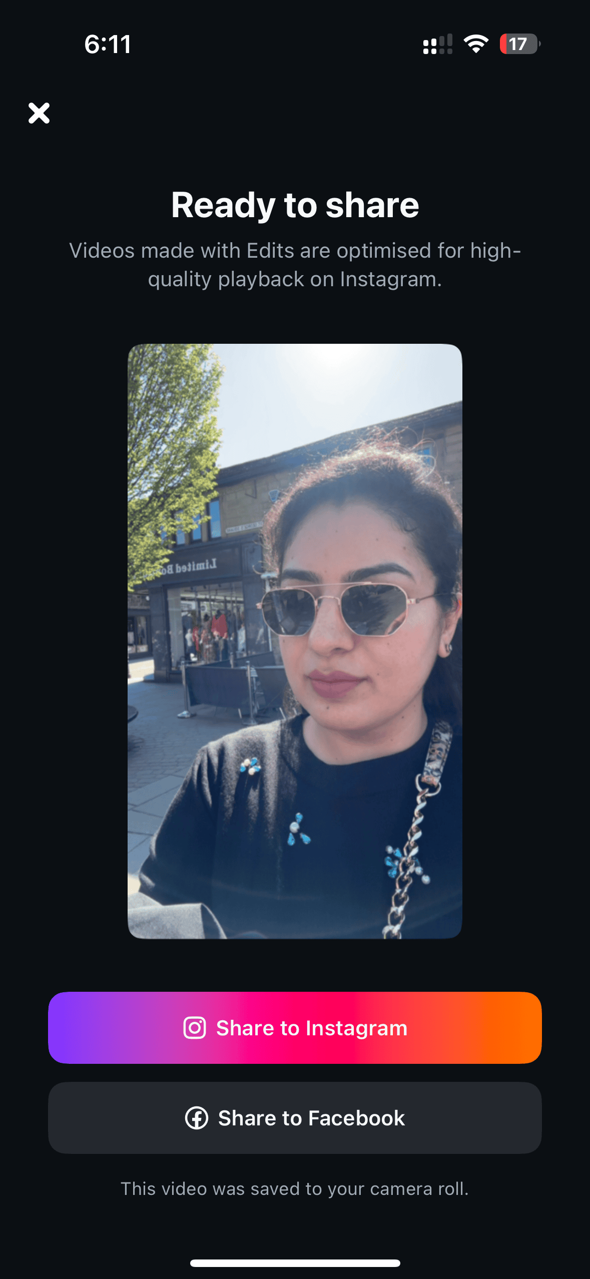 save edits app videos