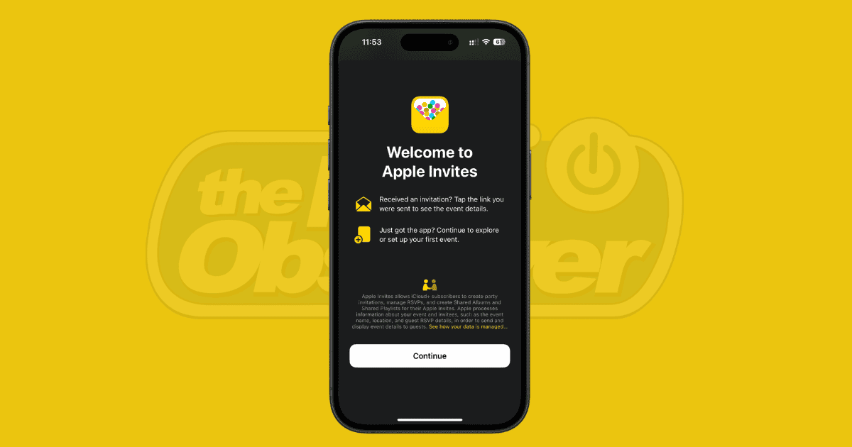 Apple Invites App