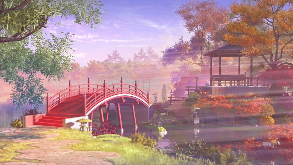 japanese garden dynamic wallpaper for macOS
