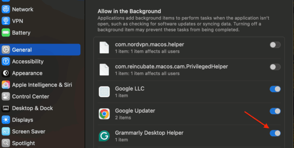 Image to limit startup apps