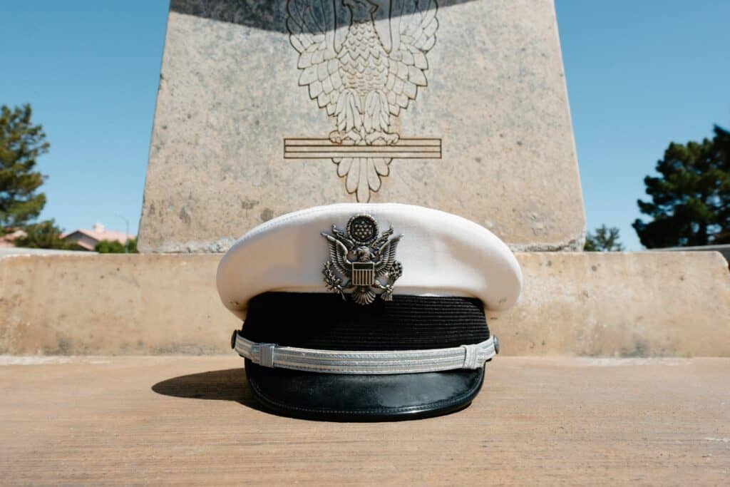 hat of an Air Force officer