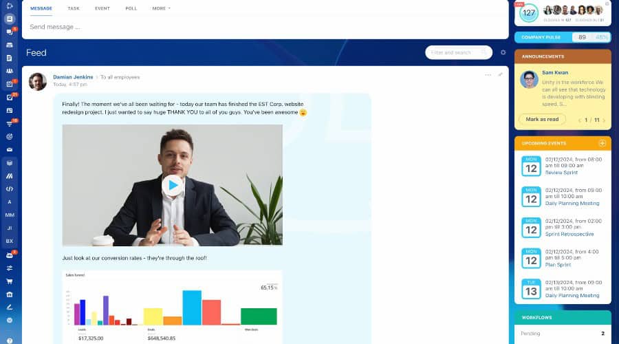 Bitrix24 Feed