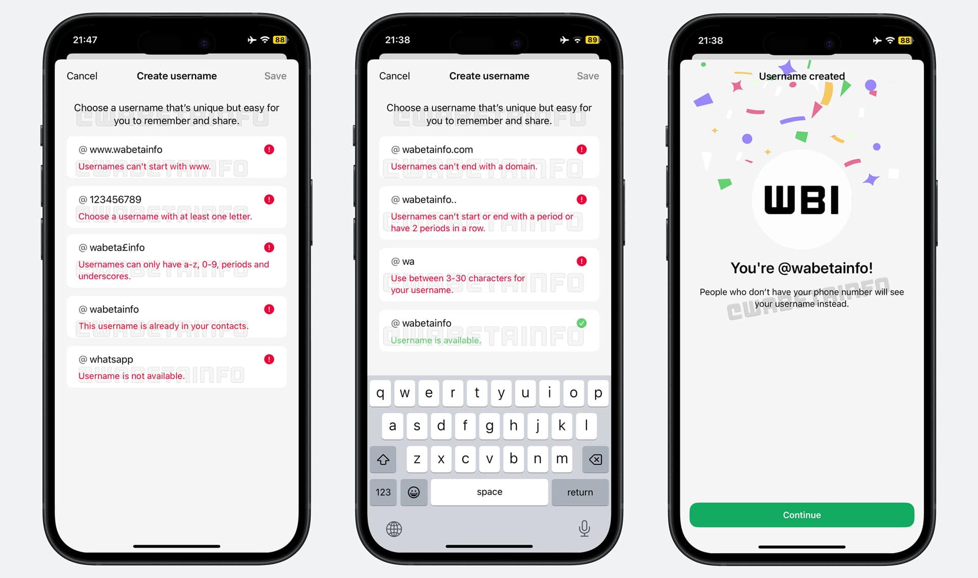 WhatsApp Usernames Are in the Works, Starting with iOS Beta