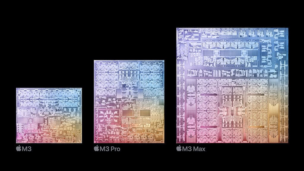 Apple M3, M3 Pro, and M3 Max