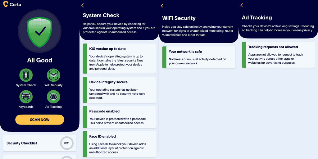Certo Mobile Security