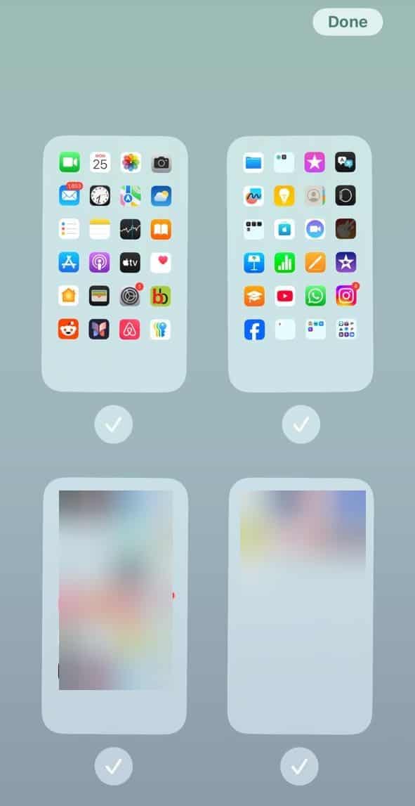Unhide Home Screen pages