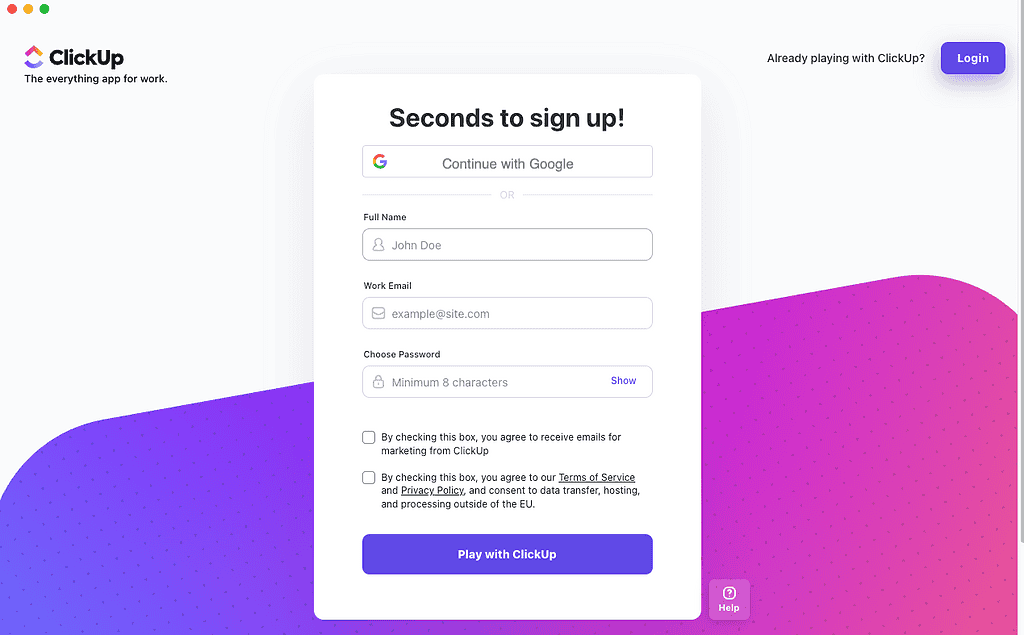clickup project management software for mac