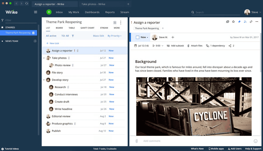 wrike project management software for mac