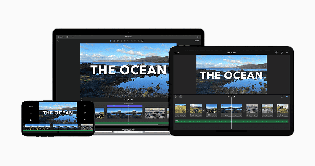 imovie on mac ipad and iPhone