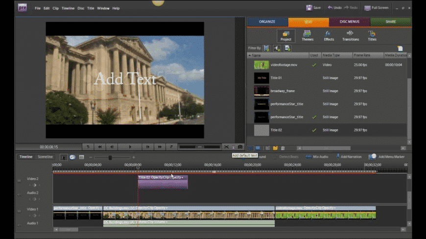 adobe premiere elements on Mac