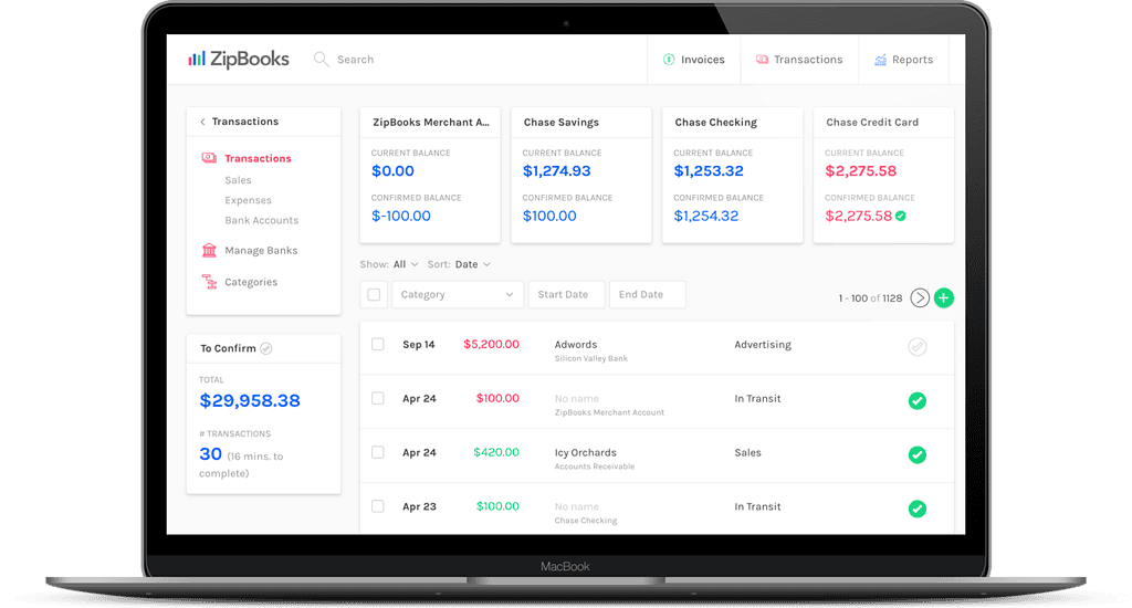 zipbooks accounting software for mac