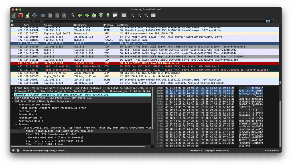 wireshark on Mac
